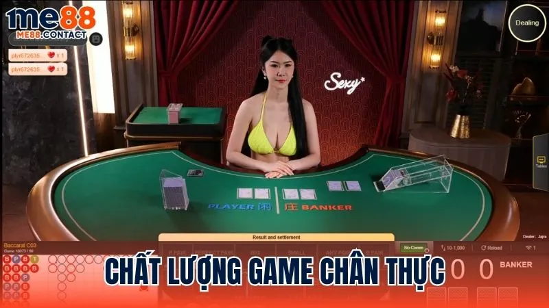 Chất lượng trải nghiệm game mang tính chân thực cao